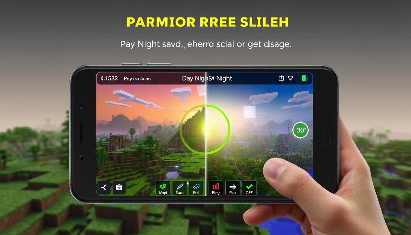 Improve RAM usage in Minecraft during the day/night cycle with procedural maps