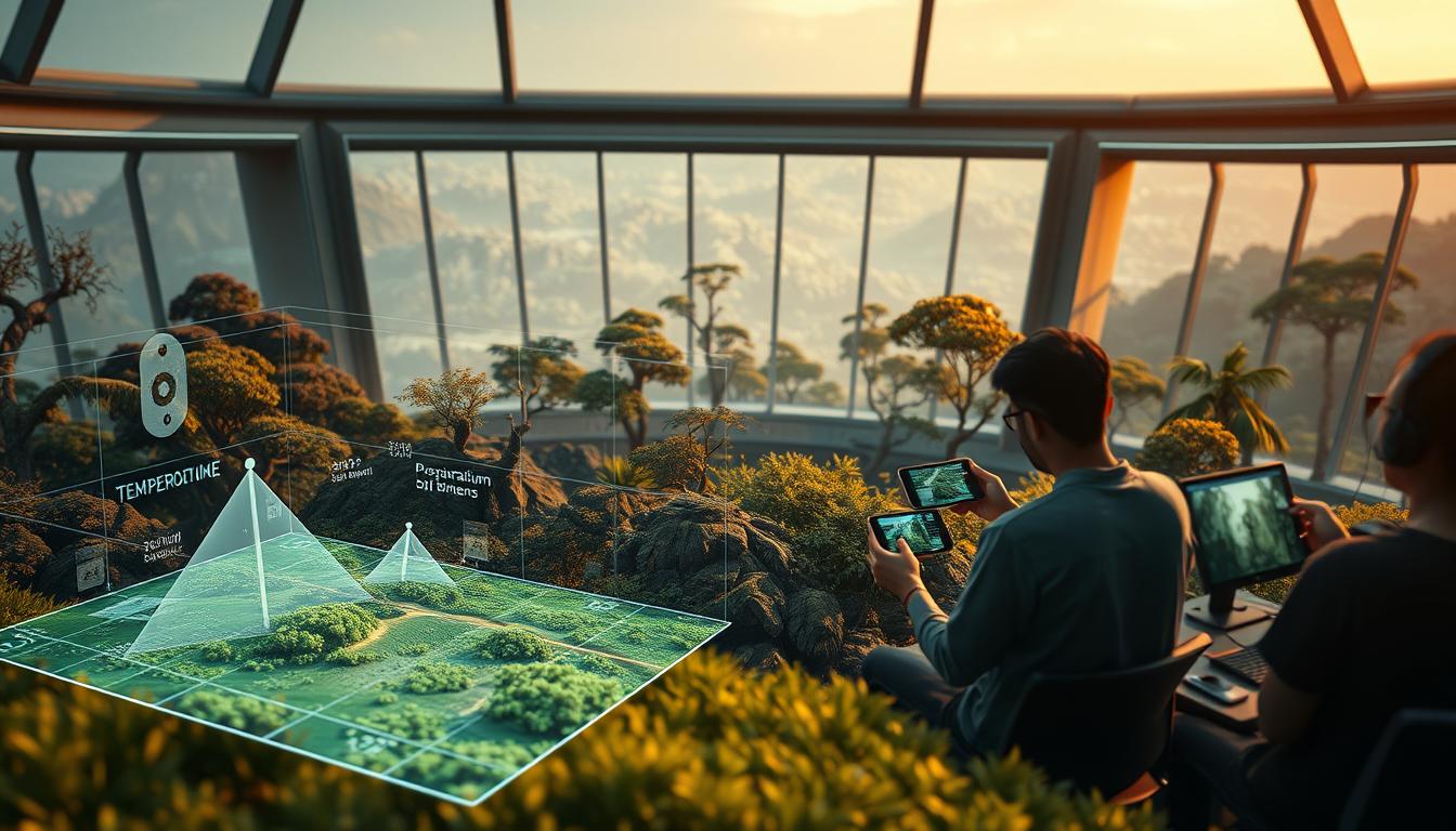 Monitoring Procedural Biomes in Mobile Games