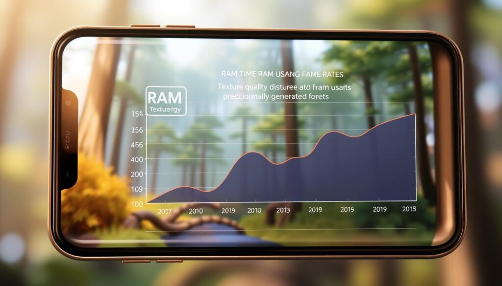 RAM usage in mobile gaming performance