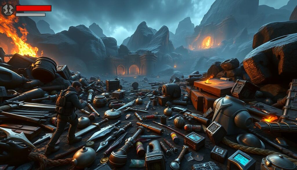 loot mechanics in mobile survival games