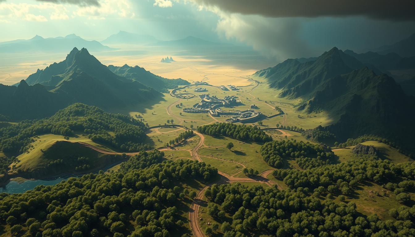 Region-Based Difficulty Scaling in Procedural RPG Maps