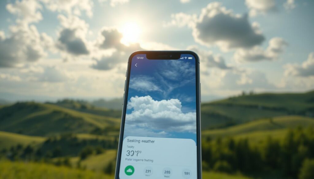 procedural weather cycles in mobile applications